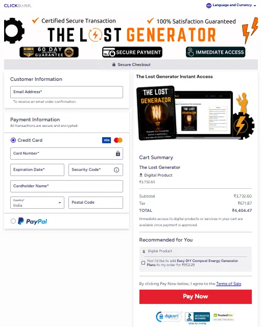 The-Lost-Generator-price